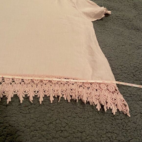 Terzo Millennio 100% Linen Top - Picture 7 of 12